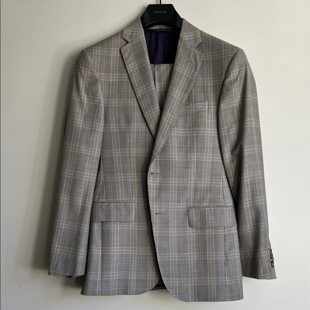 Alan Victor 2013 Grey Checkered Suit